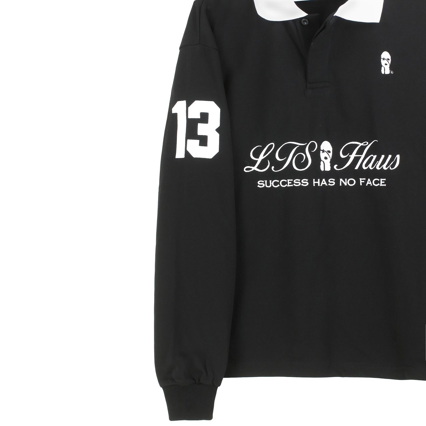 Black Rugby Polo by LTS Haus