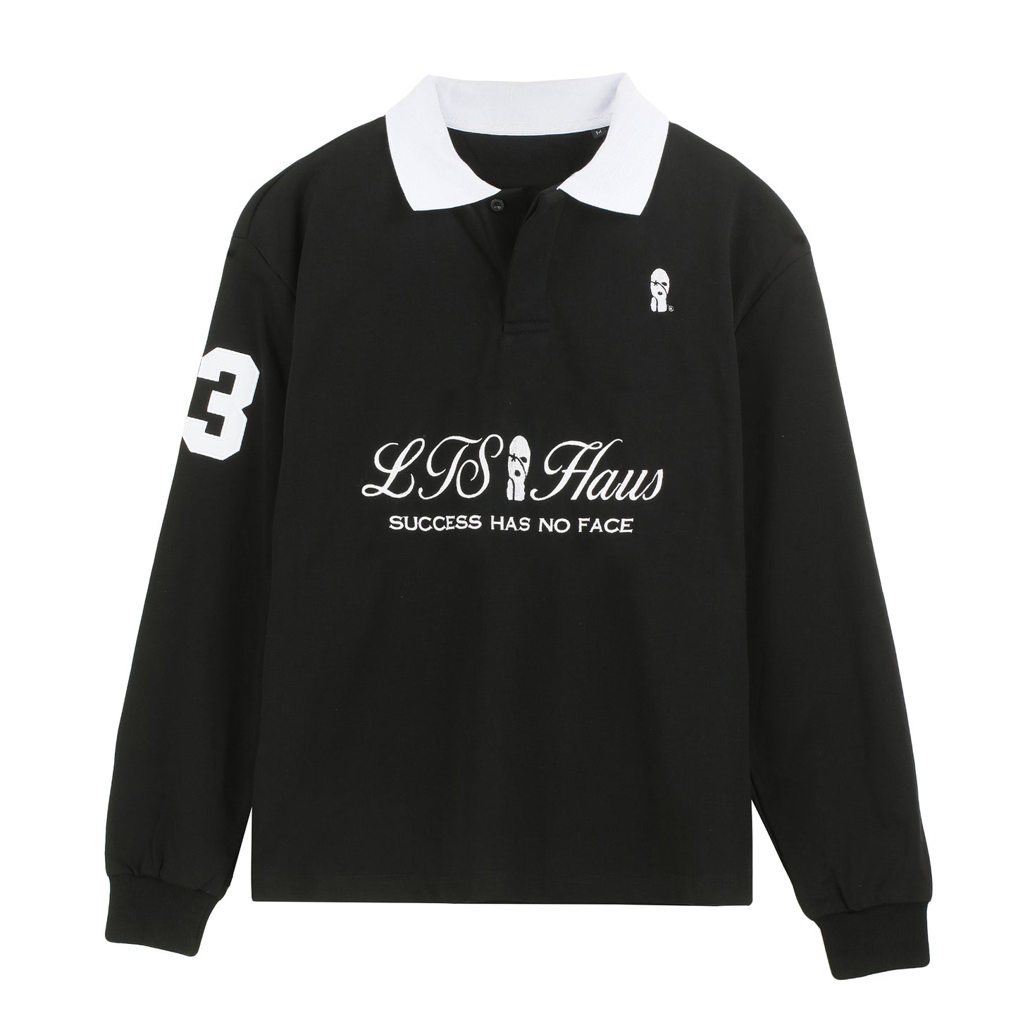 Black Rugby Polo by LTS Haus