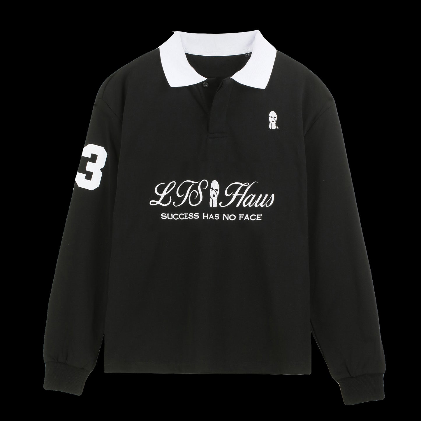 Black Rugby Polo by LTS Haus