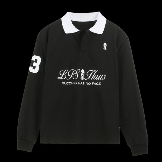 Black Rugby Polo by LTS Haus