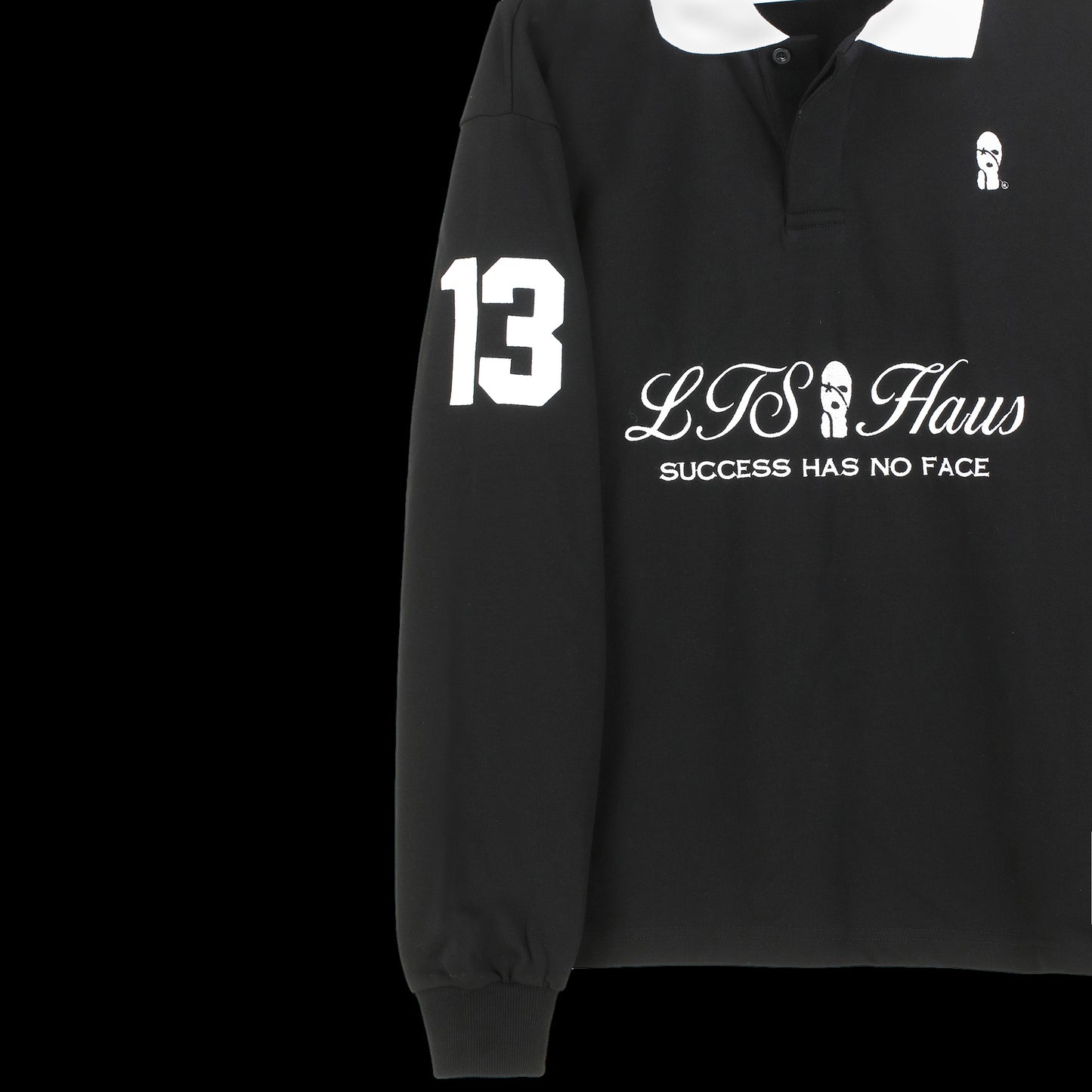 Black Rugby Polo by LTS Haus